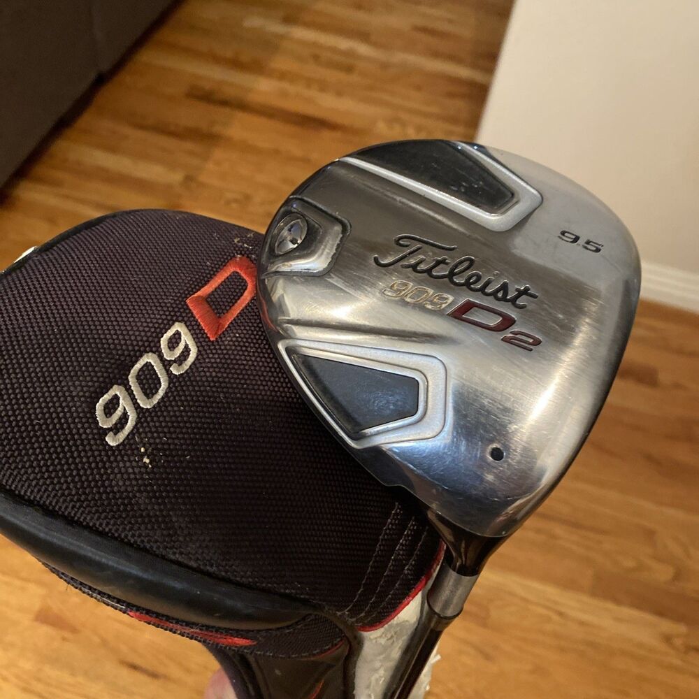 Titleist 909D2 9.5* Driver 48” Stiff Flex RH Custom IRod 65g Graphite +Headcover